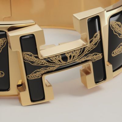 Clic Clac H Poste et Cavalerie bracelet, View: video, view 2 of 3